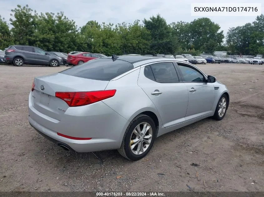 5XXGN4A71DG174716 2013 Kia Optima Ex