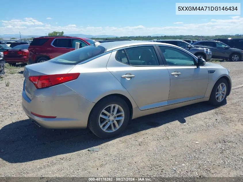 2013 Kia Optima Lx VIN: 5XXGM4A71DG146434 Lot: 40178262