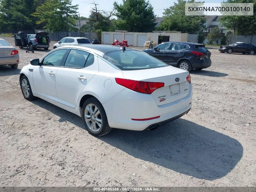 2013 Kia Optima Ex VIN: 5XXGN4A70DG100140 Lot: 40185359