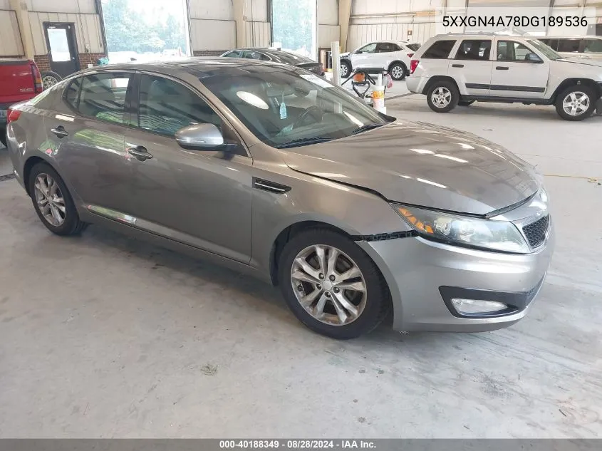 2013 Kia Optima Ex VIN: 5XXGN4A78DG189536 Lot: 40188349