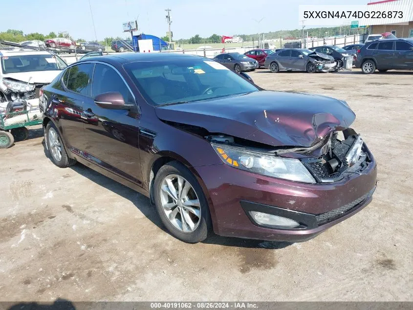 5XXGN4A74DG226873 2013 Kia Optima Ex