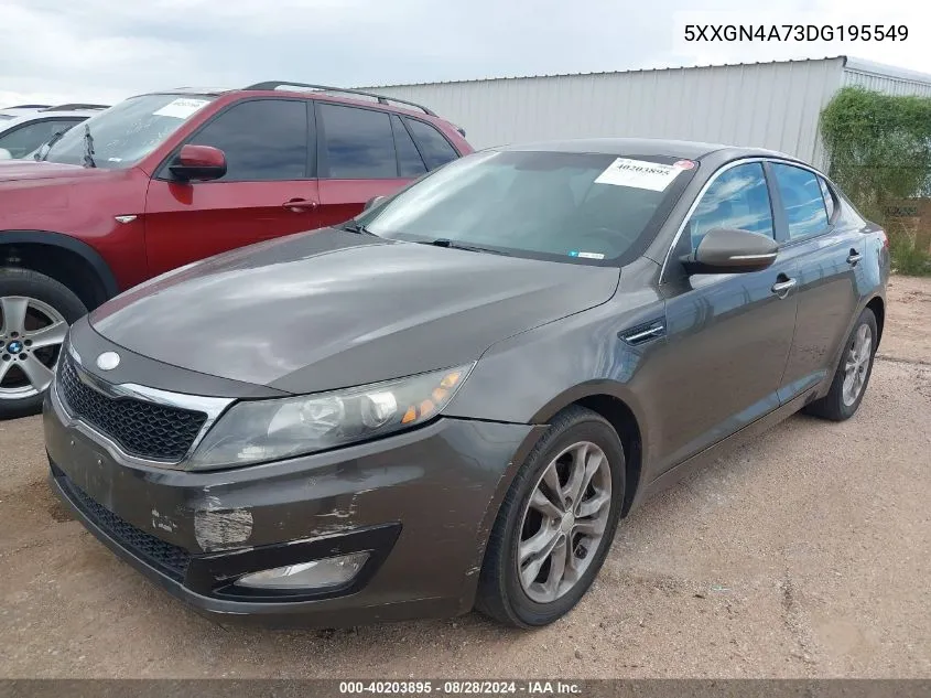 2013 Kia Optima Ex VIN: 5XXGN4A73DG195549 Lot: 40203895