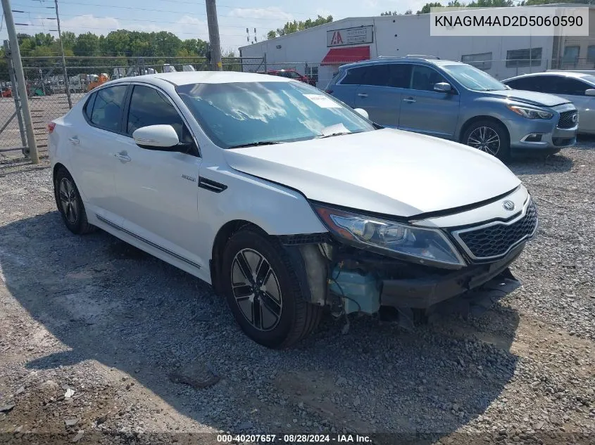 KNAGM4AD2D5060590 2013 Kia Optima Hybrid Lx