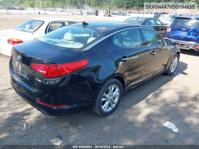 2013 Kia Optima Ex VIN: 5XXGN4A7XDG194835 Lot: 40208881