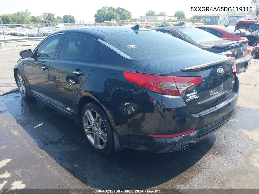 5XXGR4A65DG119116 2013 Kia Optima Sx