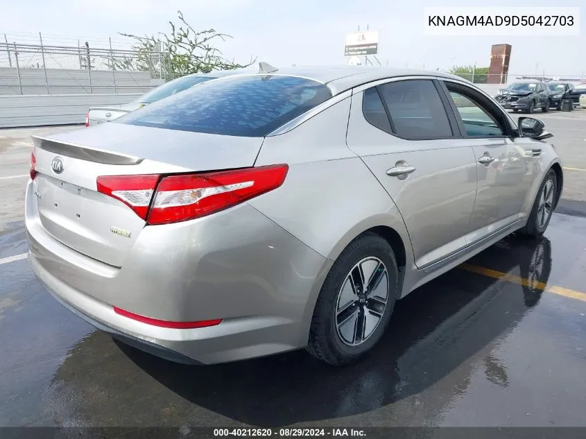 KNAGM4AD9D5042703 2013 Kia Optima Hybrid Lx