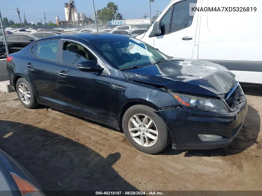 KNAGM4A7XD5326819 2013 Kia Optima Lx