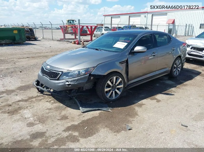 2013 Kia Optima Sx VIN: 5XXGR4A66DG178272 Lot: 40221048