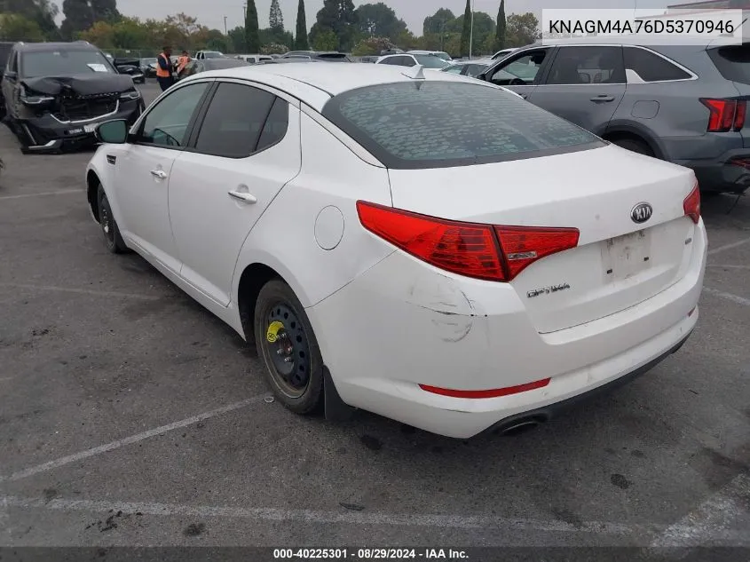 KNAGM4A76D5370946 2013 Kia Optima Lx