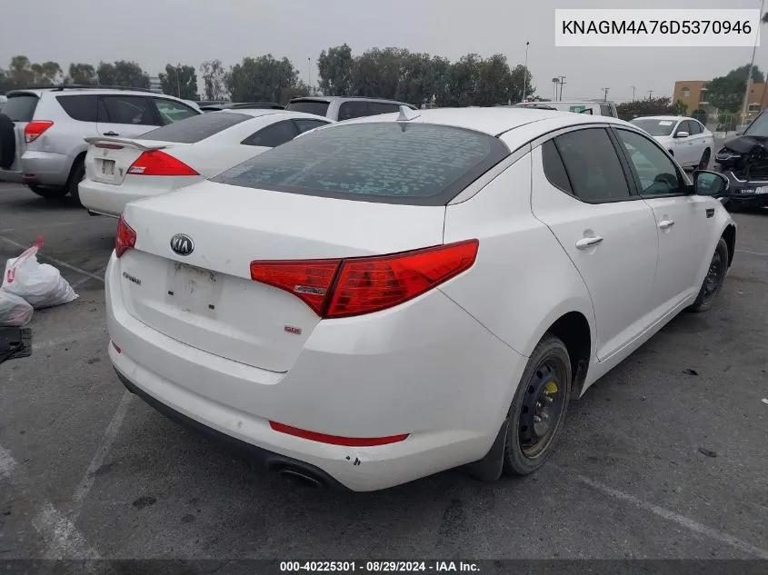 KNAGM4A76D5370946 2013 Kia Optima Lx