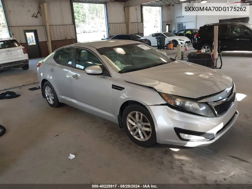 5XXGM4A70DG175262 2013 Kia Optima Lx