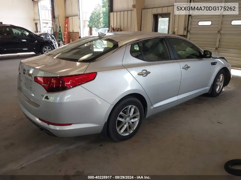 5XXGM4A70DG175262 2013 Kia Optima Lx