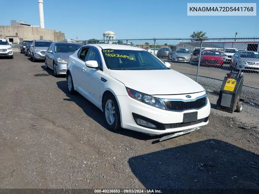 KNAGM4A72D5441768 2013 Kia Optima Lx