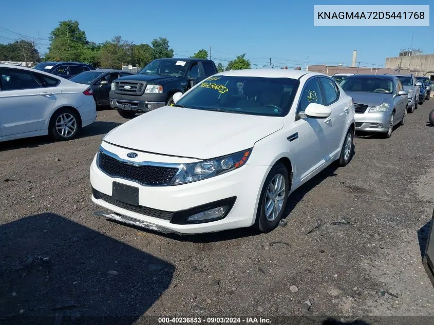 KNAGM4A72D5441768 2013 Kia Optima Lx