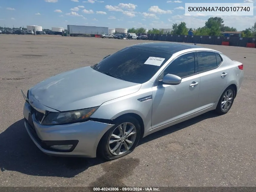 5XXGN4A74DG107740 2013 Kia Optima Ex