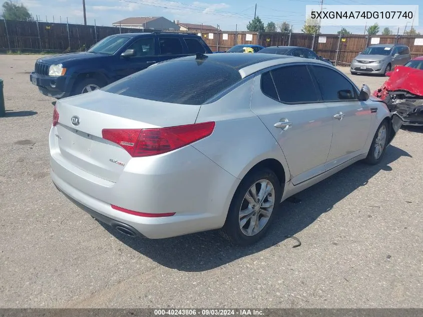 5XXGN4A74DG107740 2013 Kia Optima Ex