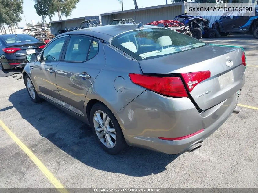 2013 Kia Optima Lx VIN: 5XXGM4A75DG165598 Lot: 40252722