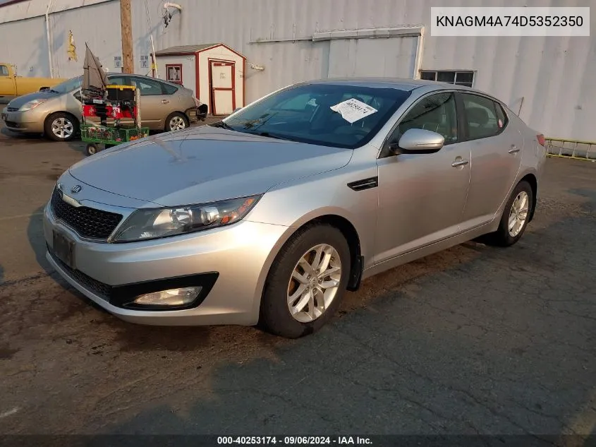 KNAGM4A74D5352350 2013 Kia Optima Lx