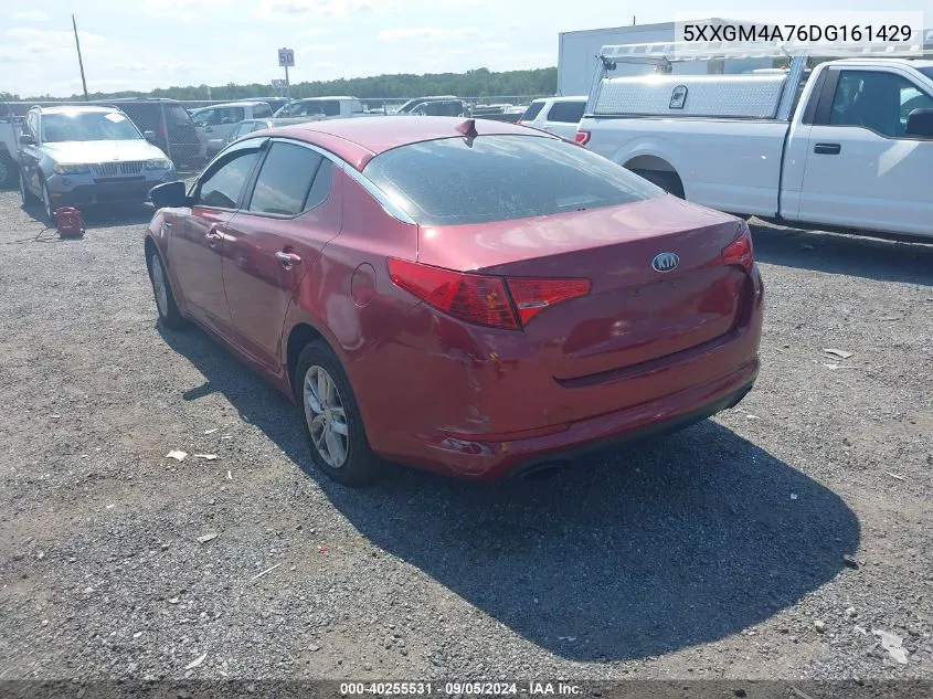 2013 Kia Optima Lx VIN: 5XXGM4A76DG161429 Lot: 40255531