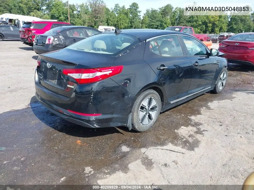 2013 Kia Optima Hybrid Lx VIN: KNAGM4AD3D5048853 Lot: 40259929