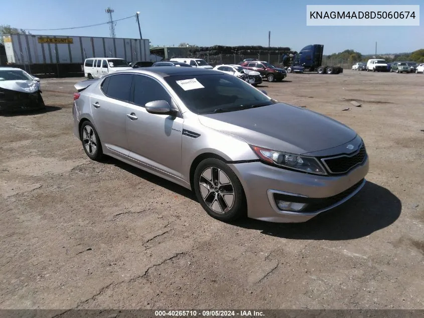 KNAGM4AD8D5060674 2013 Kia Optima Hybrid Ex