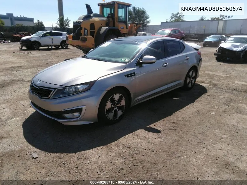 KNAGM4AD8D5060674 2013 Kia Optima Hybrid Ex