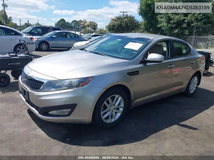 2013 Kia Optima Lx VIN: KNAGM4A74D5383159 Lot: 40269880