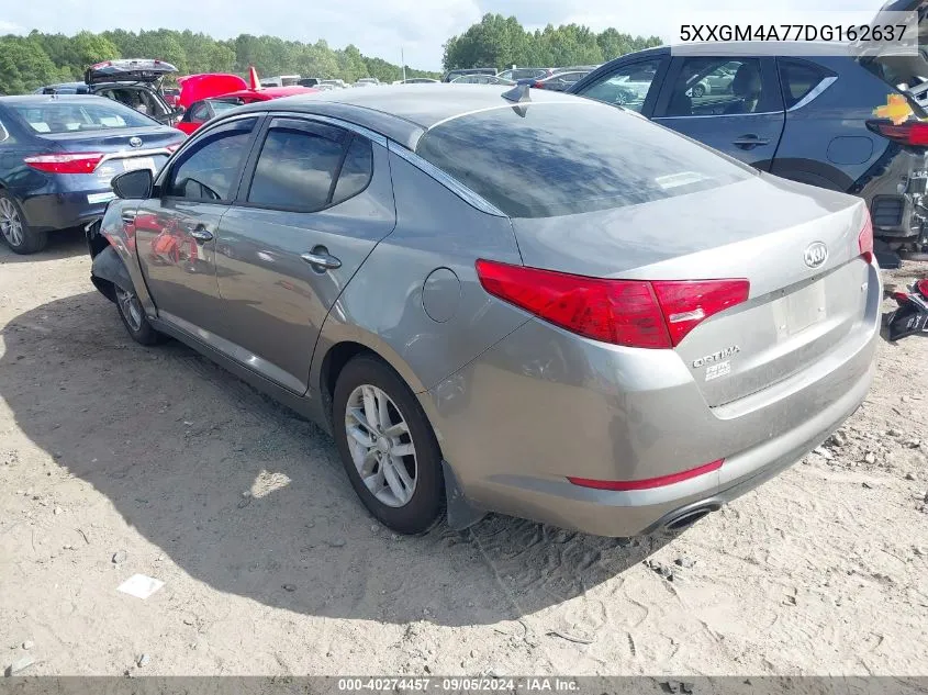 2013 Kia Optima Lx VIN: 5XXGM4A77DG162637 Lot: 40274457