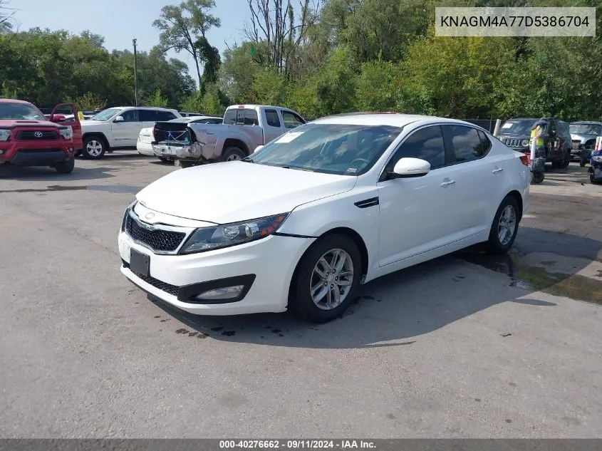 2013 Kia Optima Lx VIN: KNAGM4A77D5386704 Lot: 40276662