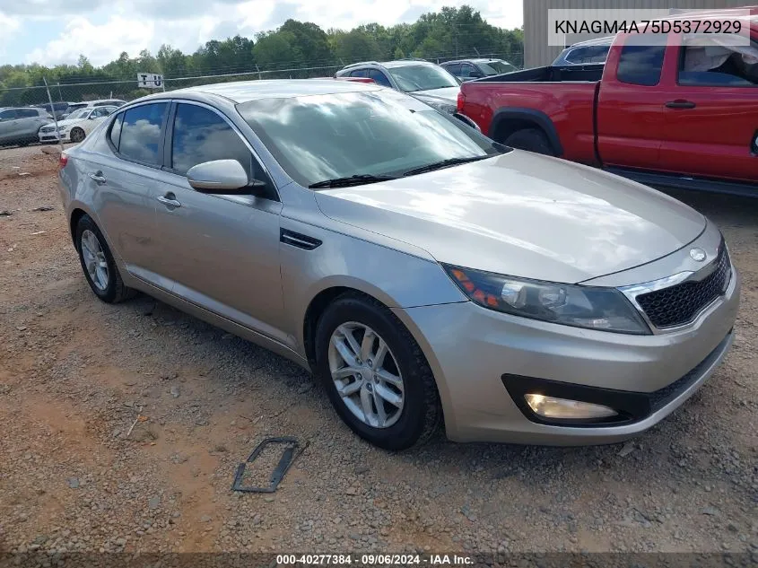 2013 Kia Optima Lx VIN: KNAGM4A75D5372929 Lot: 40277384