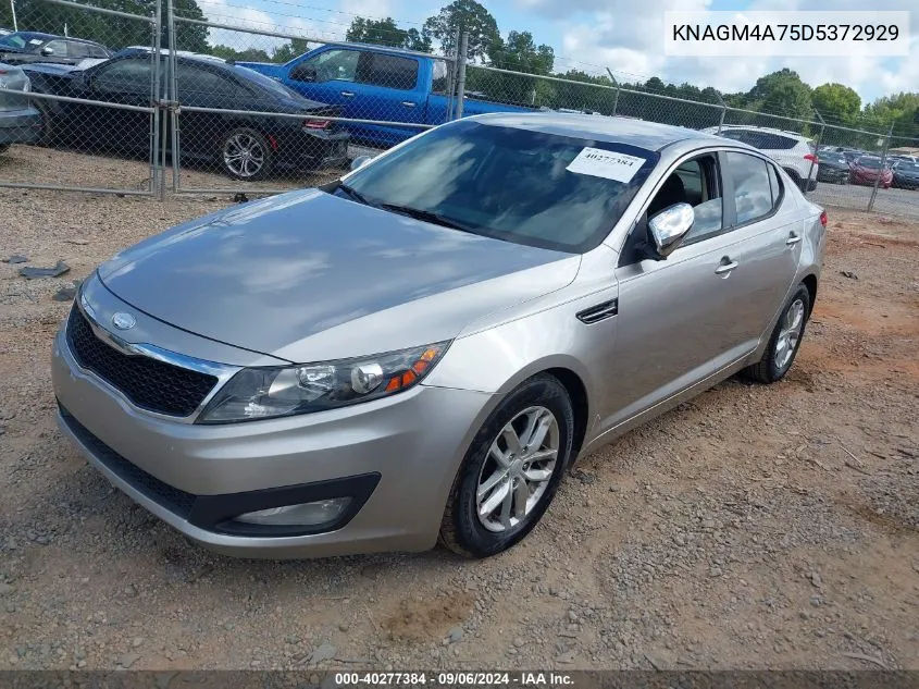 2013 Kia Optima Lx VIN: KNAGM4A75D5372929 Lot: 40277384