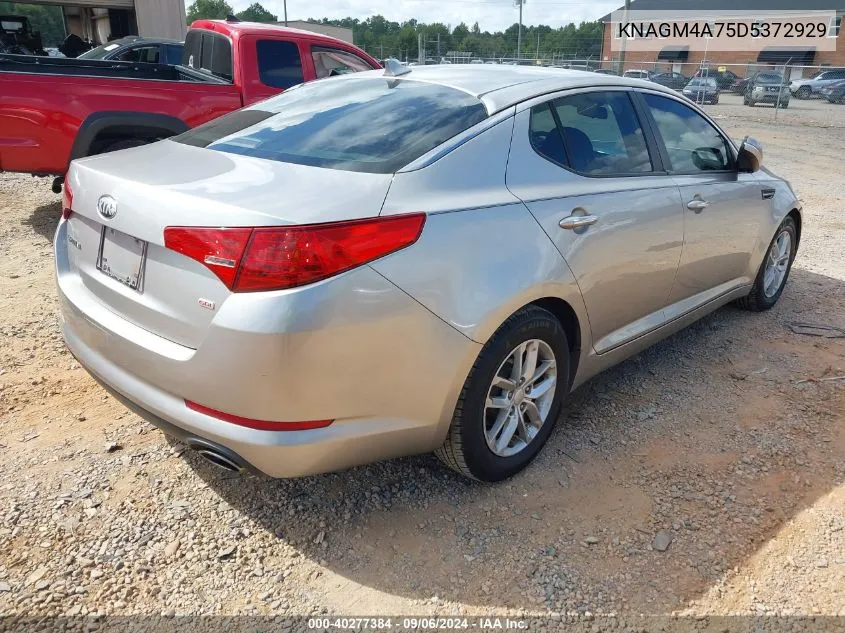 2013 Kia Optima Lx VIN: KNAGM4A75D5372929 Lot: 40277384