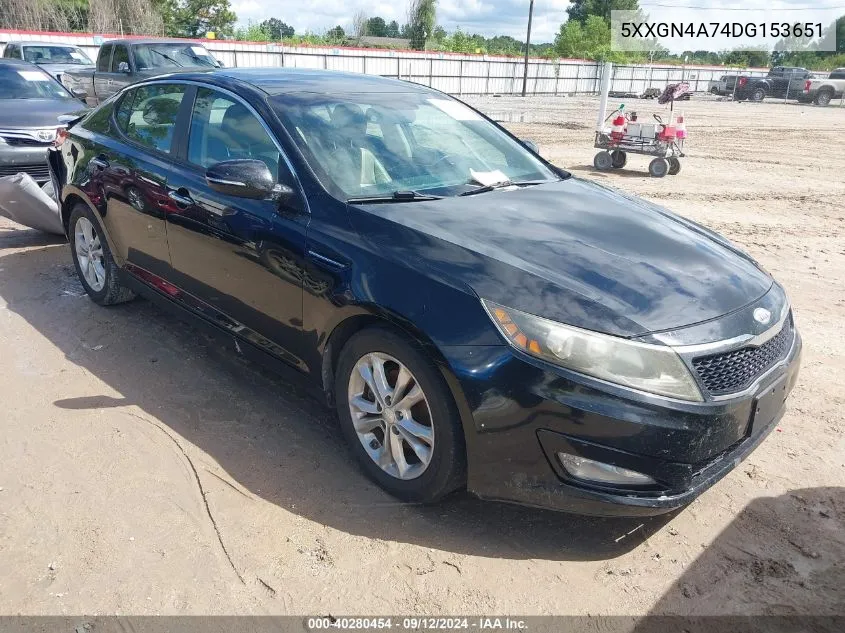 5XXGN4A74DG153651 2013 Kia Optima Ex