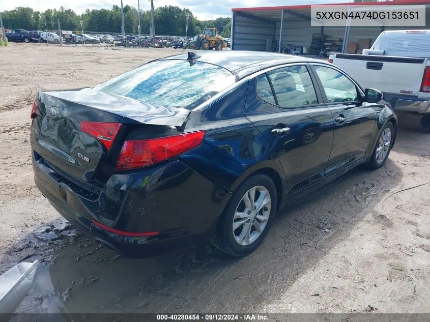 5XXGN4A74DG153651 2013 Kia Optima Ex