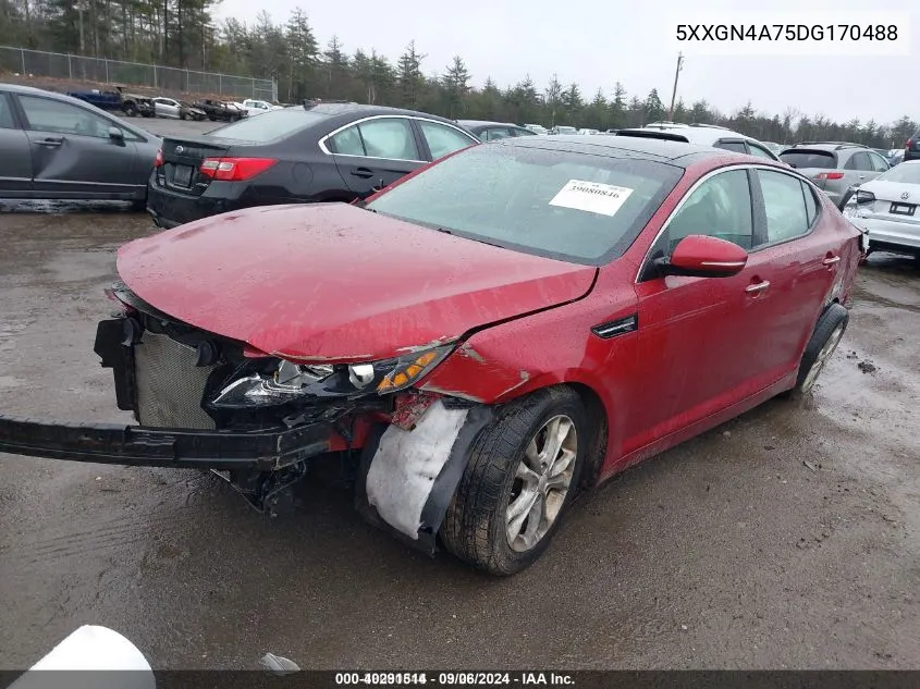 2013 Kia Optima Ex VIN: 5XXGN4A75DG170488 Lot: 40291514