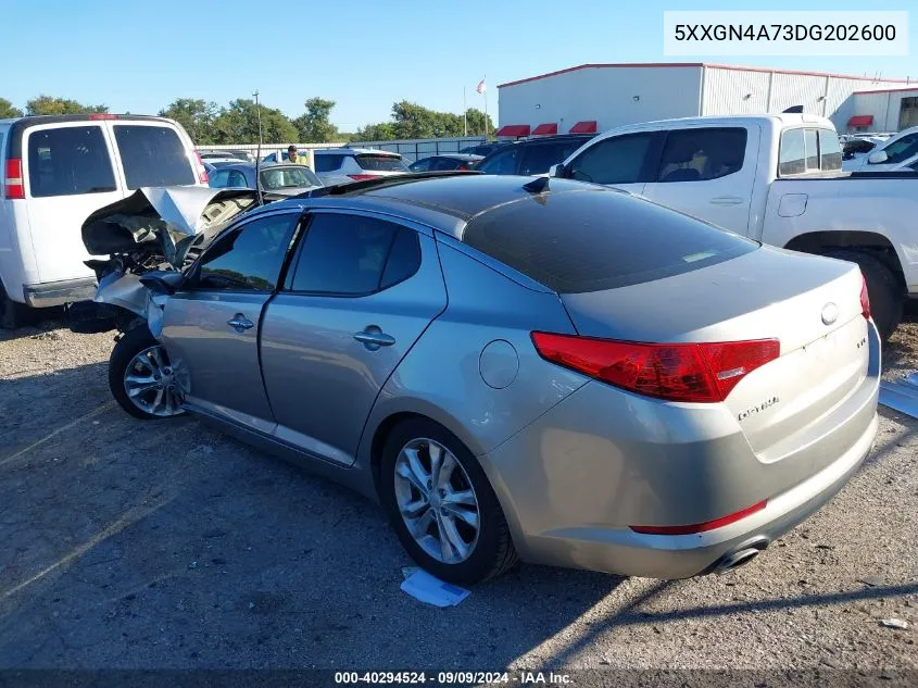 5XXGN4A73DG202600 2013 Kia Optima Ex