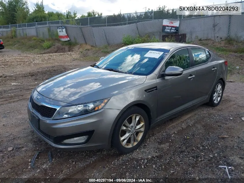 5XXGN4A78DG204293 2013 Kia Optima Ex