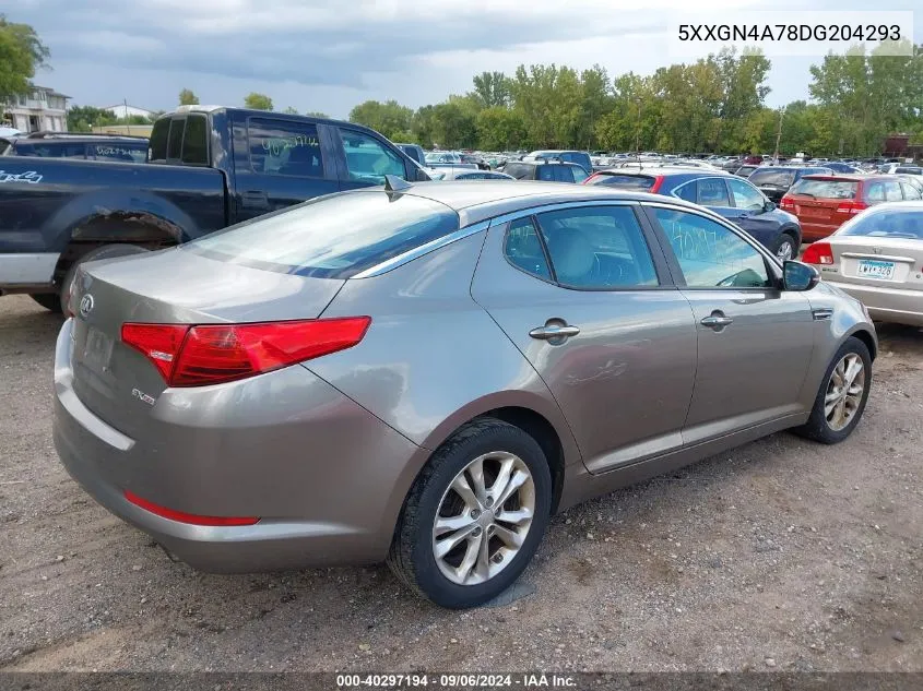 2013 Kia Optima Ex VIN: 5XXGN4A78DG204293 Lot: 40297194