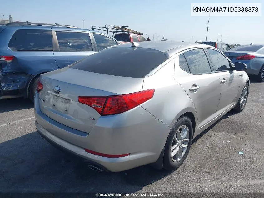 2013 Kia Optima Lx VIN: KNAGM4A71D5338378 Lot: 40298096