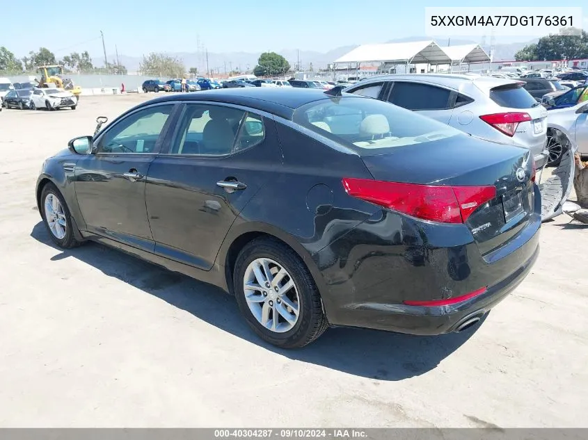 2013 Kia Optima Lx VIN: 5XXGM4A77DG176361 Lot: 40304287