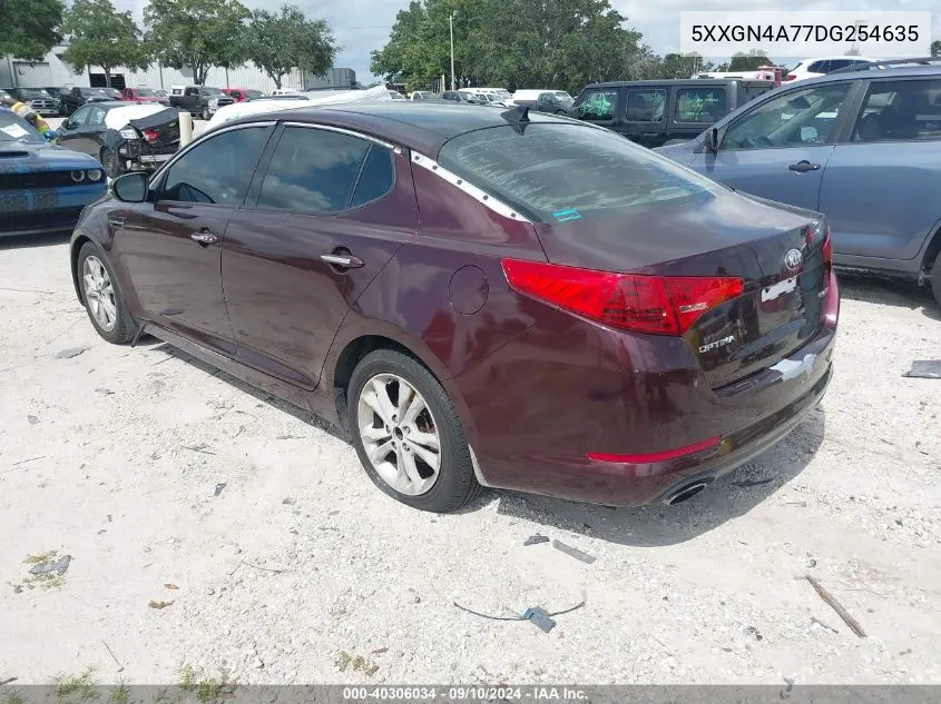 2013 Kia Optima Ex VIN: 5XXGN4A77DG254635 Lot: 40306034