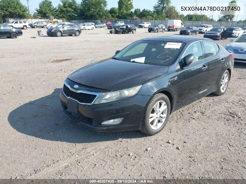 5XXGN4A78DG217450 2013 Kia Optima Ex