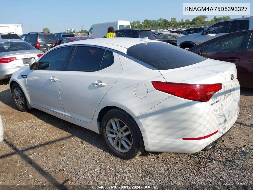 2013 Kia Optima Lx VIN: KNAGM4A75D5393327 Lot: 40307616