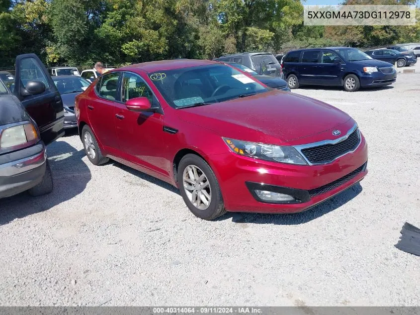 2013 Kia Optima Lx VIN: 5XXGM4A73DG112978 Lot: 40314064