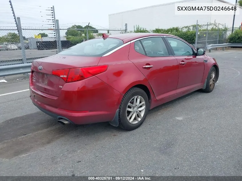 5XXGM4A75DG246648 2013 Kia Optima Lx