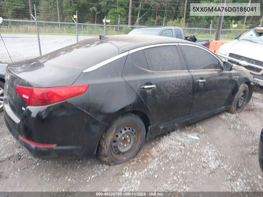 2013 Kia Optima Lx VIN: 5XXGM4A76DG186041 Lot: 40328755