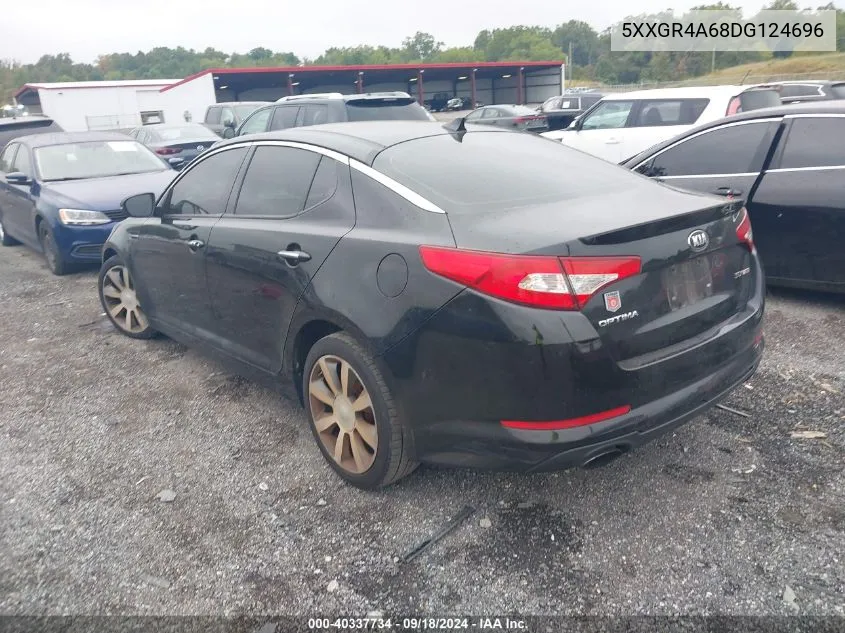 2013 Kia Optima Sx VIN: 5XXGR4A68DG124696 Lot: 40337734