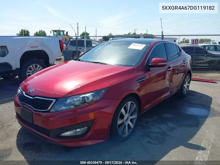 5XXGR4A67DG119182 2013 Kia Optima Sx