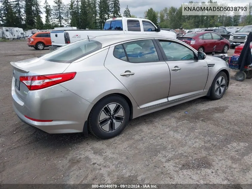 KNAGM4AD5D5038793 2013 Kia Optima Hybrid