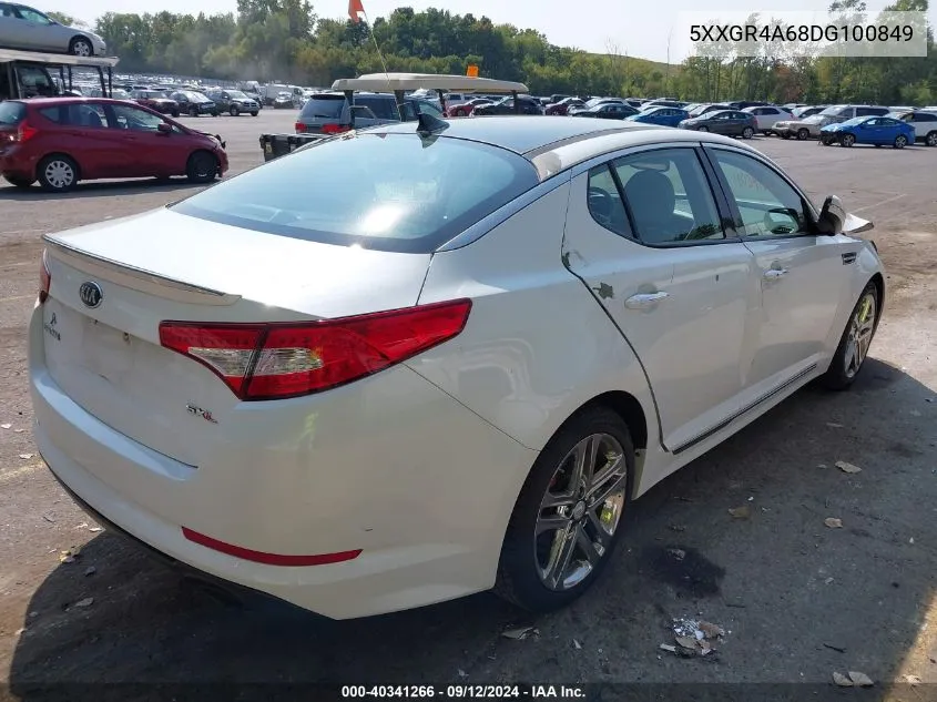 5XXGR4A68DG100849 2013 Kia Optima Sx